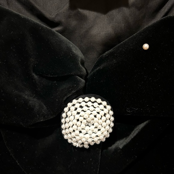 Watters and Watters vintage cotton velvet top. - Picture 4 of 10